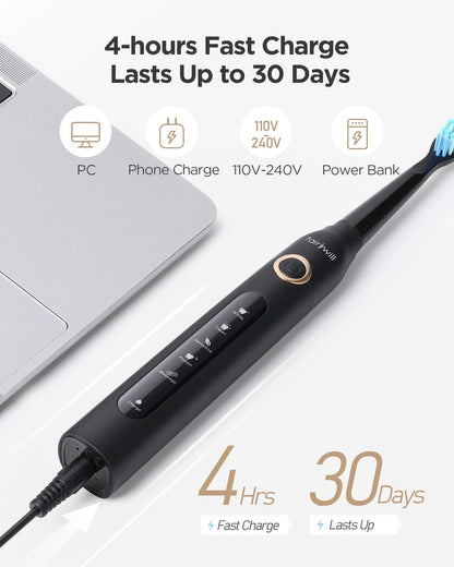 Fairywill Water Dental Flosser And Electric Toothbrush Set With USB Rechargeable Oral Irrigator 6