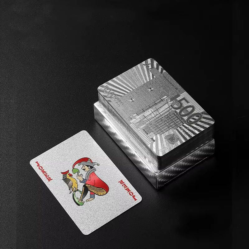Luxury Waterproof Playing Cards  Sleek Black Poker Deck For Magic Parties  Game Nights 18