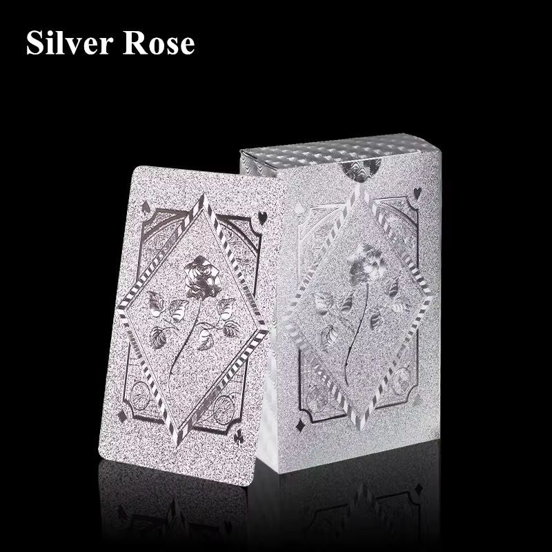 Luxury Waterproof Playing Cards  Sleek Black Poker Deck For Magic Parties  Game Nights 1