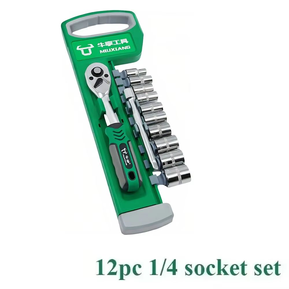 ProFix 46in1 Socket Sleeve Wrench  Ratchet Tool Kit For Auto Repair 12