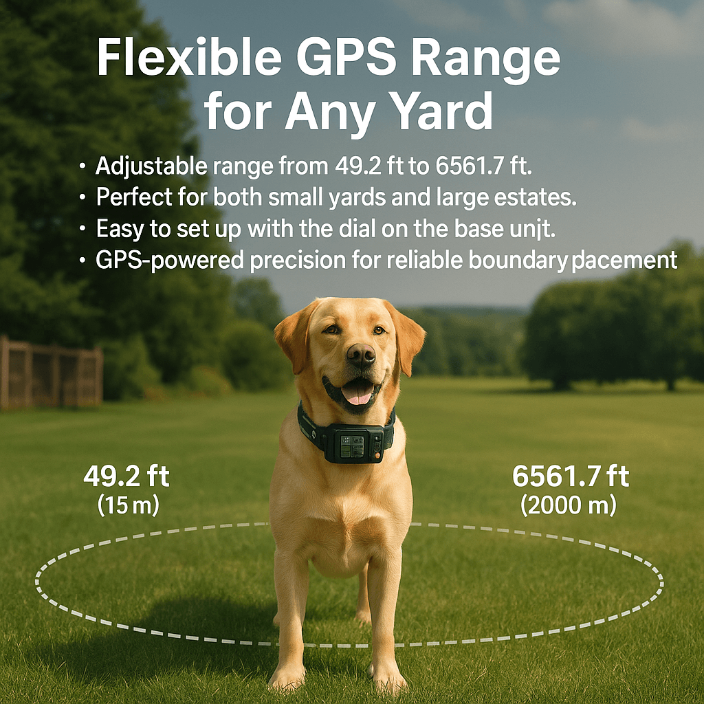 GPS Wireless Dog Fencing System Electric Dog Fence With GPS Electric Satellite Technology Electric  2