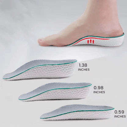 Orthopedic Height Increase Insoles For Men  Women Arch Support Shoe Inserts Memory Foam Heel Lift P