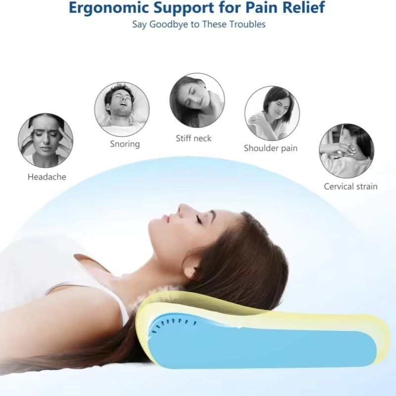 Butterfly Memory Foam Orthopedic Pillow – Cervical Neck Support with Slow Rebound for Pain Relief & Better Sleep