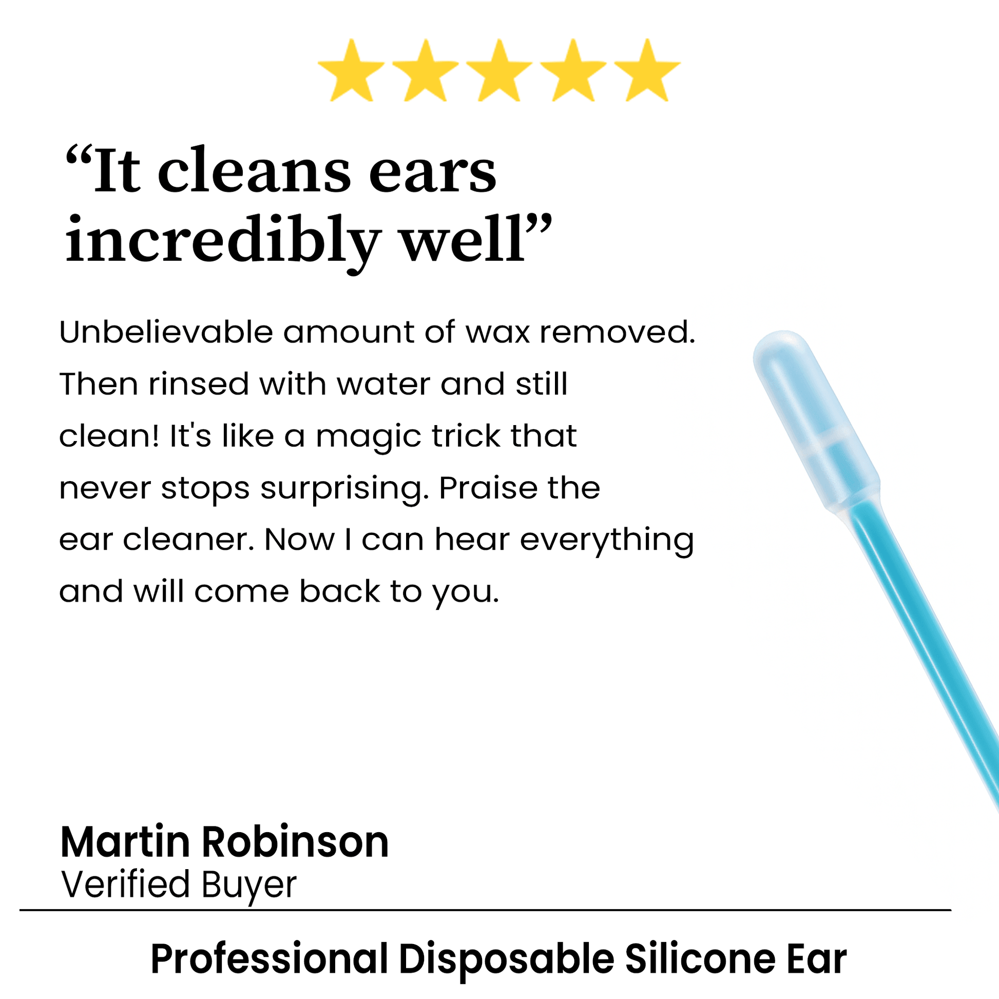 Professional Disposable Silicone Ear Wax Remover Sticky Ear Pick Reusable Adhesive Ear Cleaner For  7