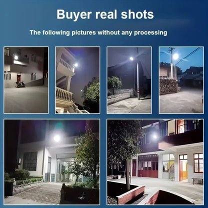 504LED UltraBright Solar Street Light  Wide Angle Motion Sensor Remote Control EnergyEfficient Wate