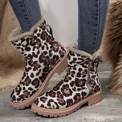 WarmStride Zipper Snow Boots  NonSlip ThickBottom Winter Footwear 10