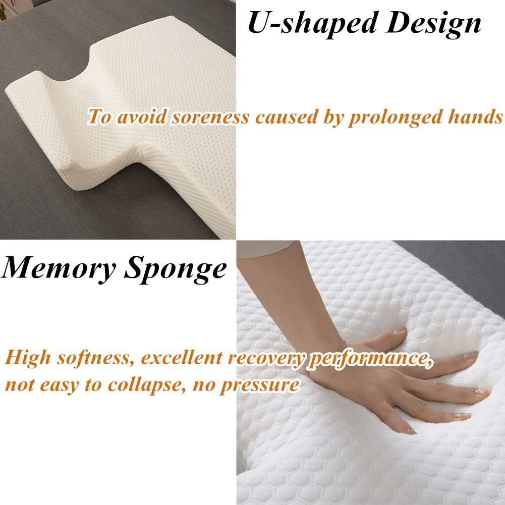Memory Foam Pillow For Side Sleepers Anti Pressure Arm Rest Pillow With Slow Rebound For Ultimate C 5