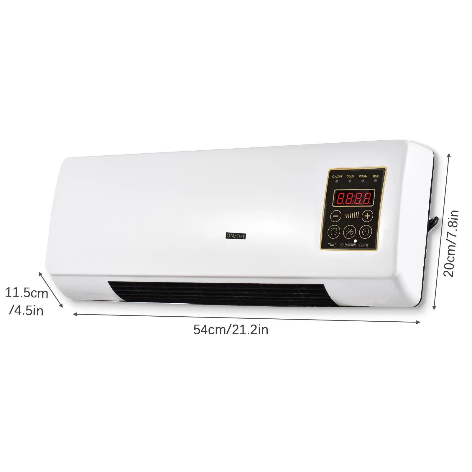 Wall Mounted Desktop Heater And Fan Combo For Household Bedroom Heating Nature Wind 0