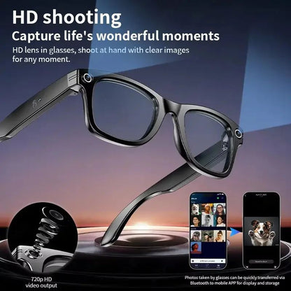 AI Smart Glasses With Camera Bluetooth Call Video Music Player For Men And Women 5