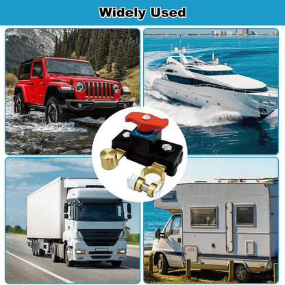HighPerformance Car Battery Cut Off Switch  Reliable Isolator Cutoff For Power Terminal Safety 6