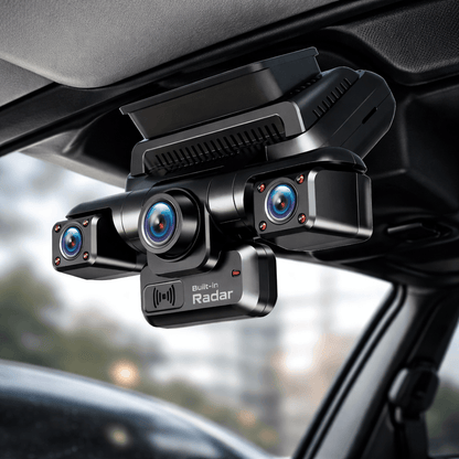 4K 360 Dash Cam 4 Channel GPS Night Vision WiFi Car Camera System