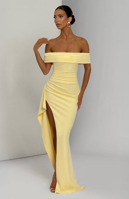 Joyce Maxi Dress - Lemon