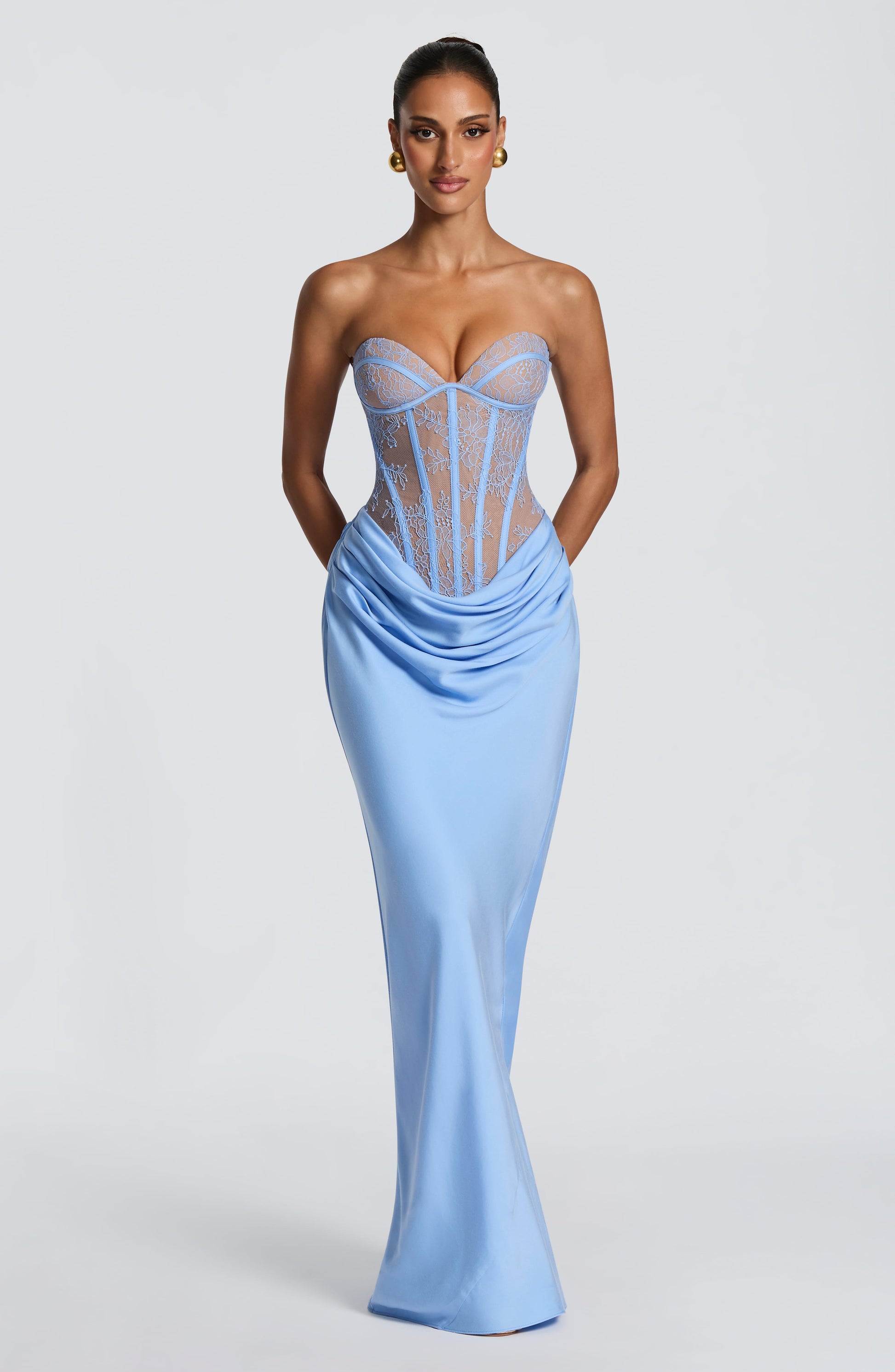 Kathleen Maxi Dress - Powder Blue