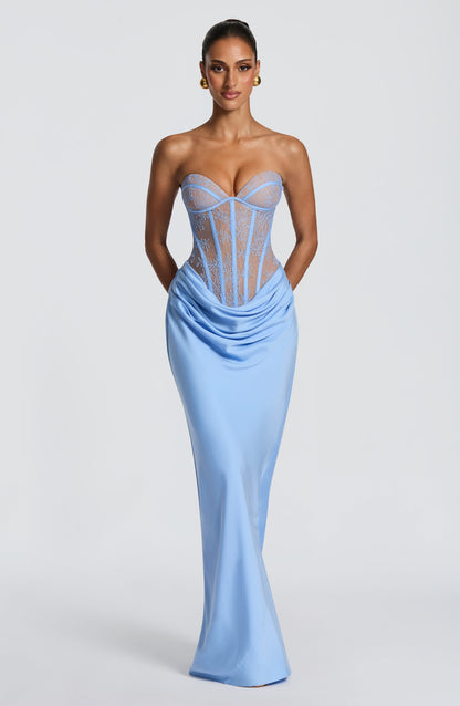 Kathleen Maxi Dress - Powder Blue