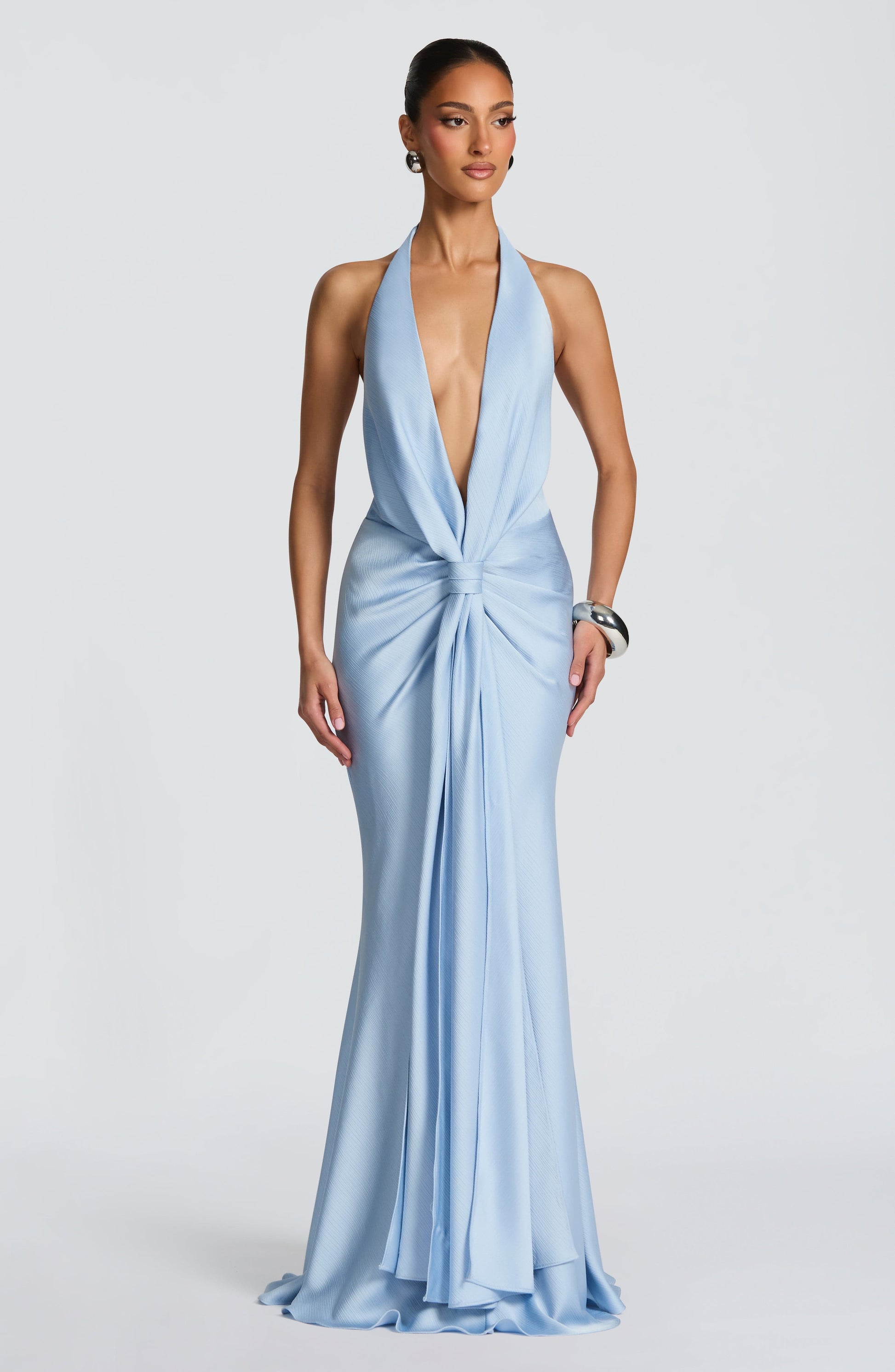 Linette Gown - Glacier Blue