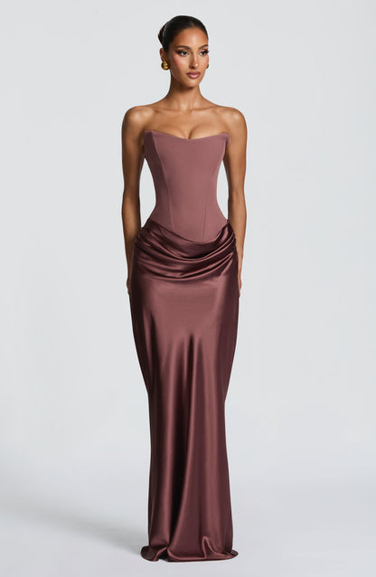 Maggie Maxi Dress - Dusty Rose