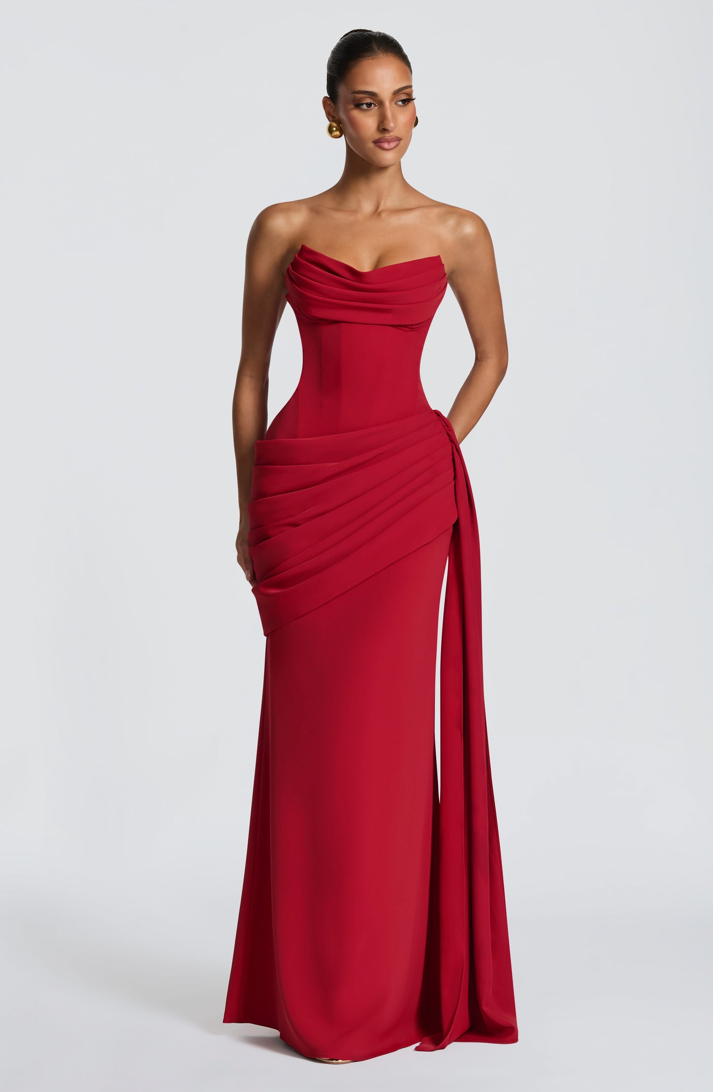 Matisse Maxi Dress - Deep Red