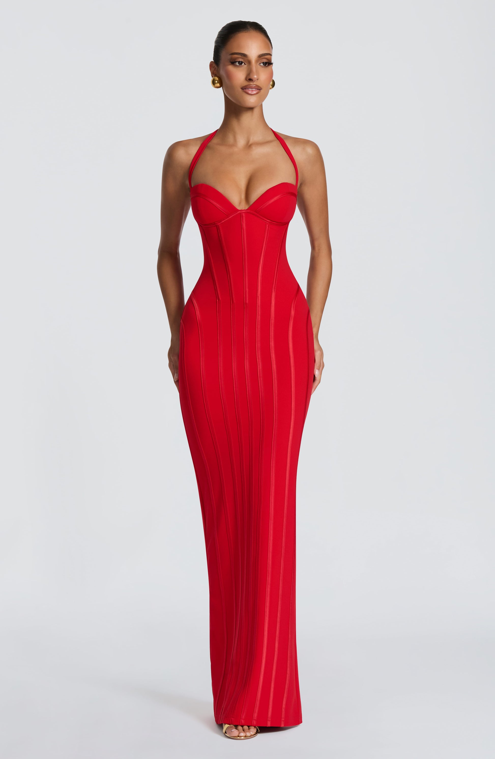 Nigella Maxi Dress - Red