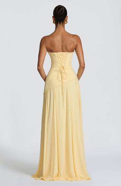 Patricia Maxi Dress - Lemon