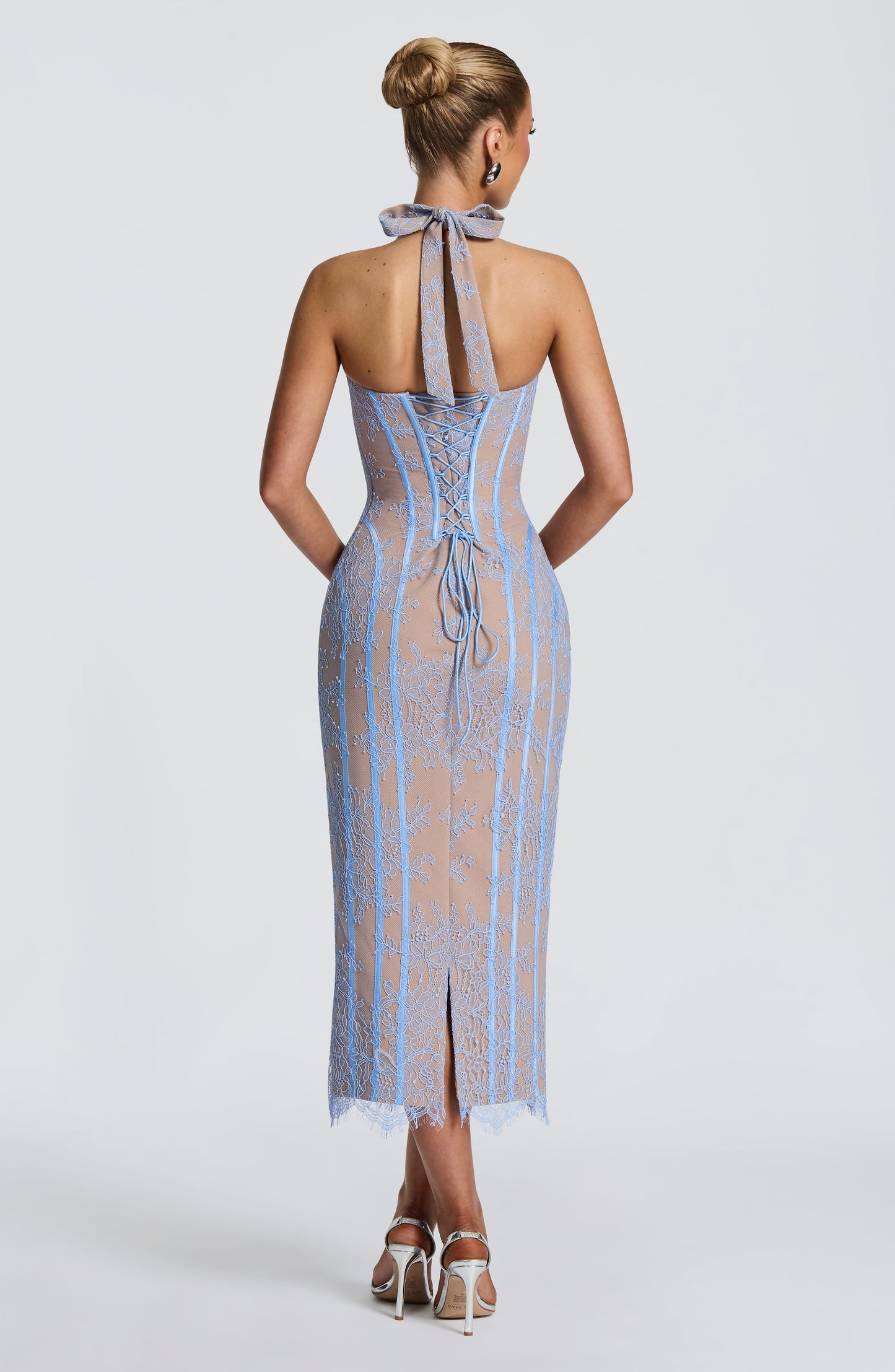 Rona Midi Dress - Powder Blue