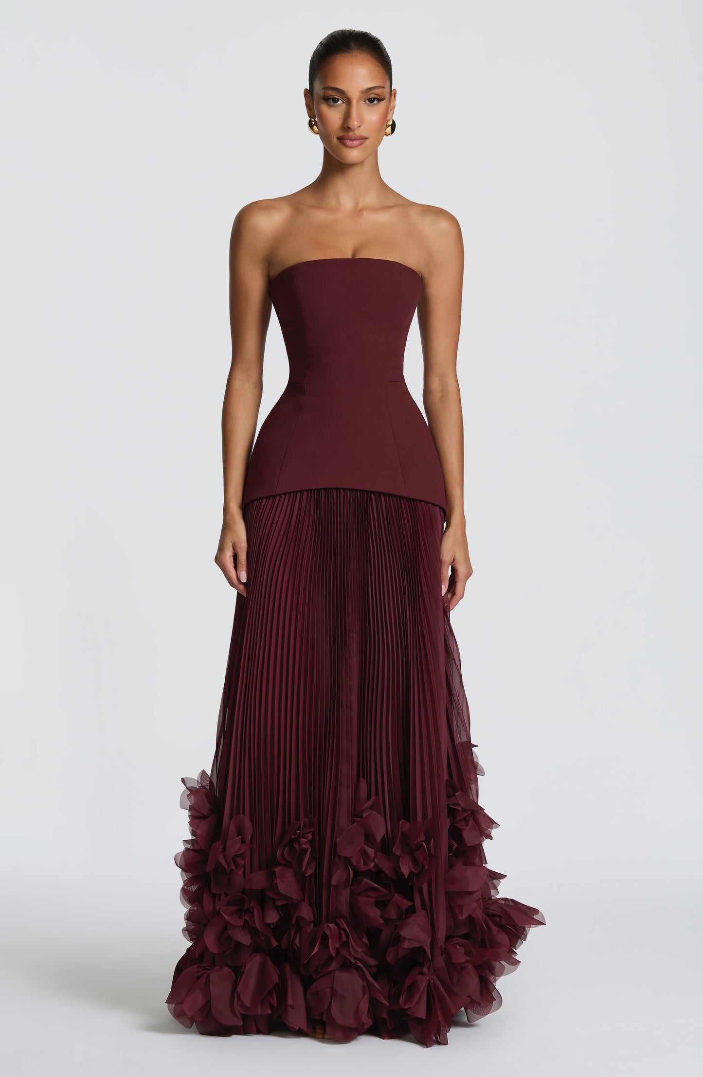 Seraphina Gown - Cherry Lacquer