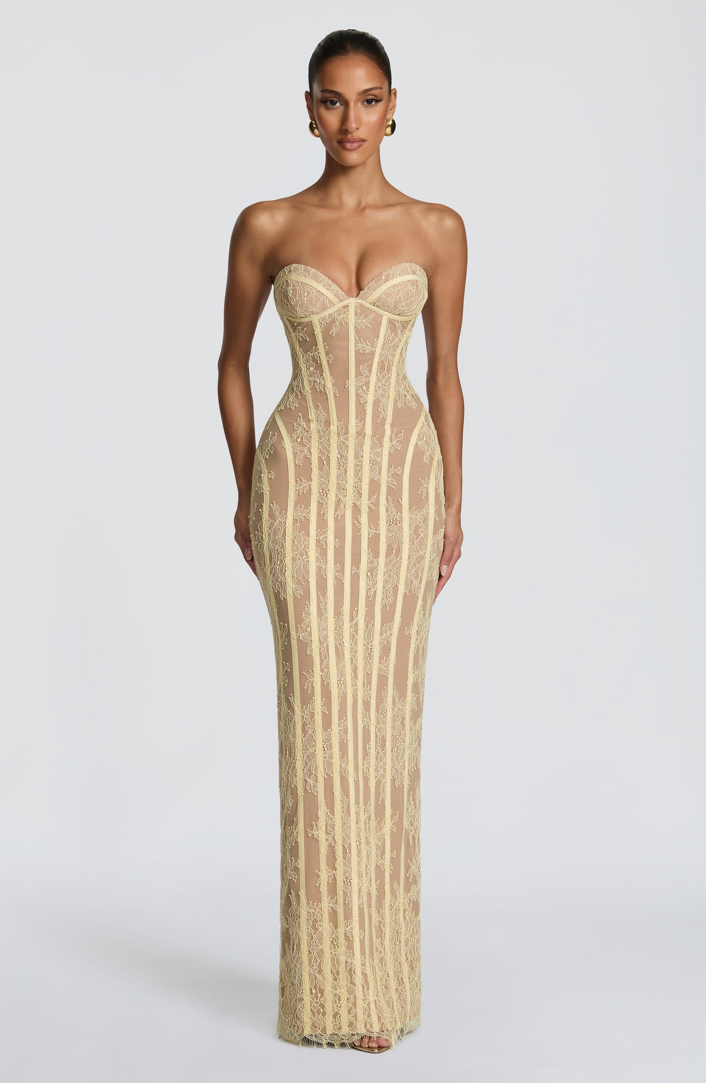 Sian Maxi Dress - Lemon