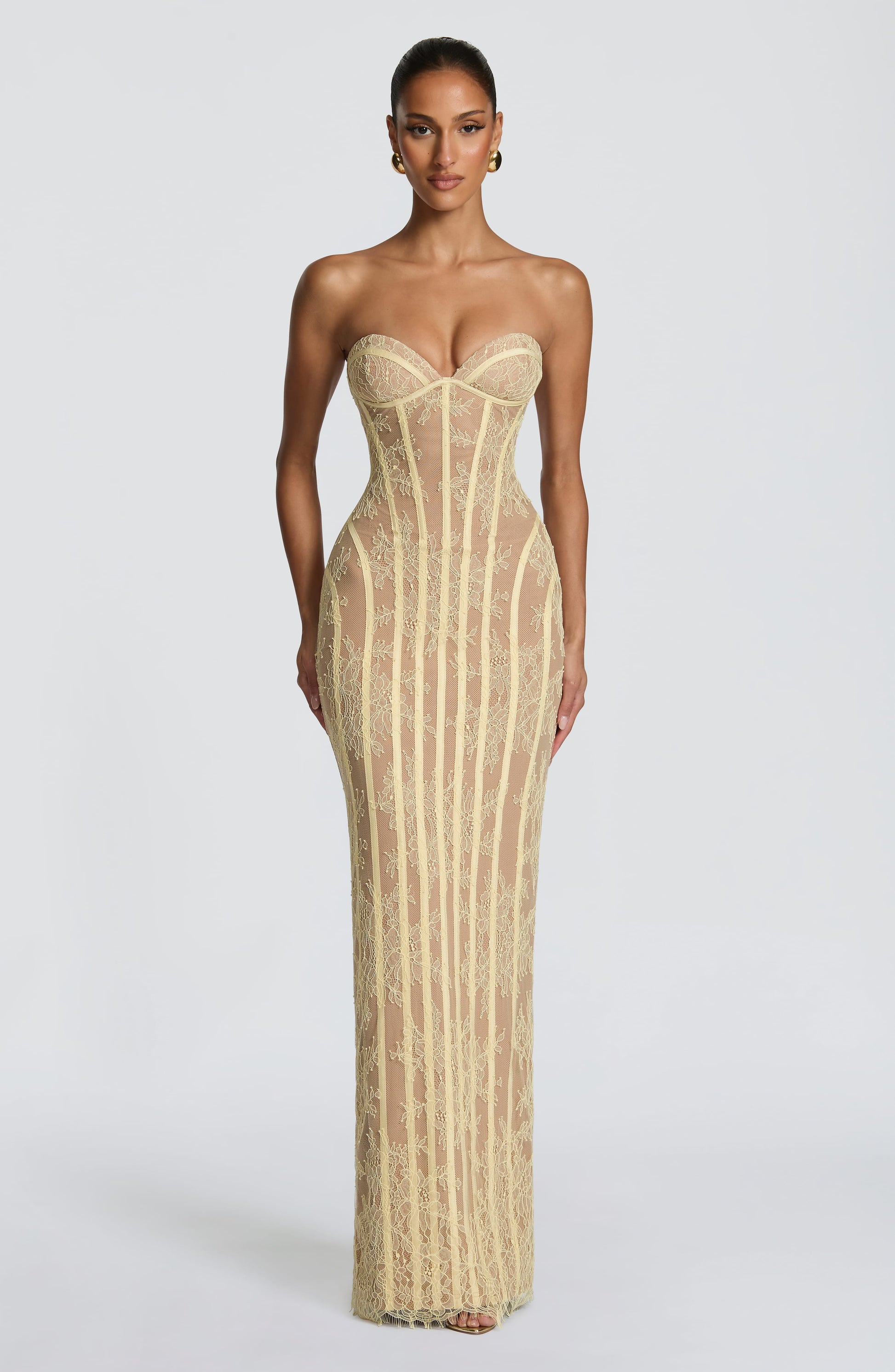 Sian Maxi Dress - Lemon