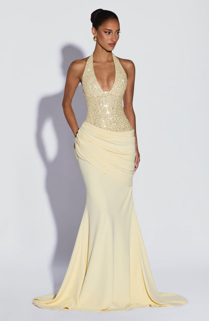 Taylor Gown - Lemon