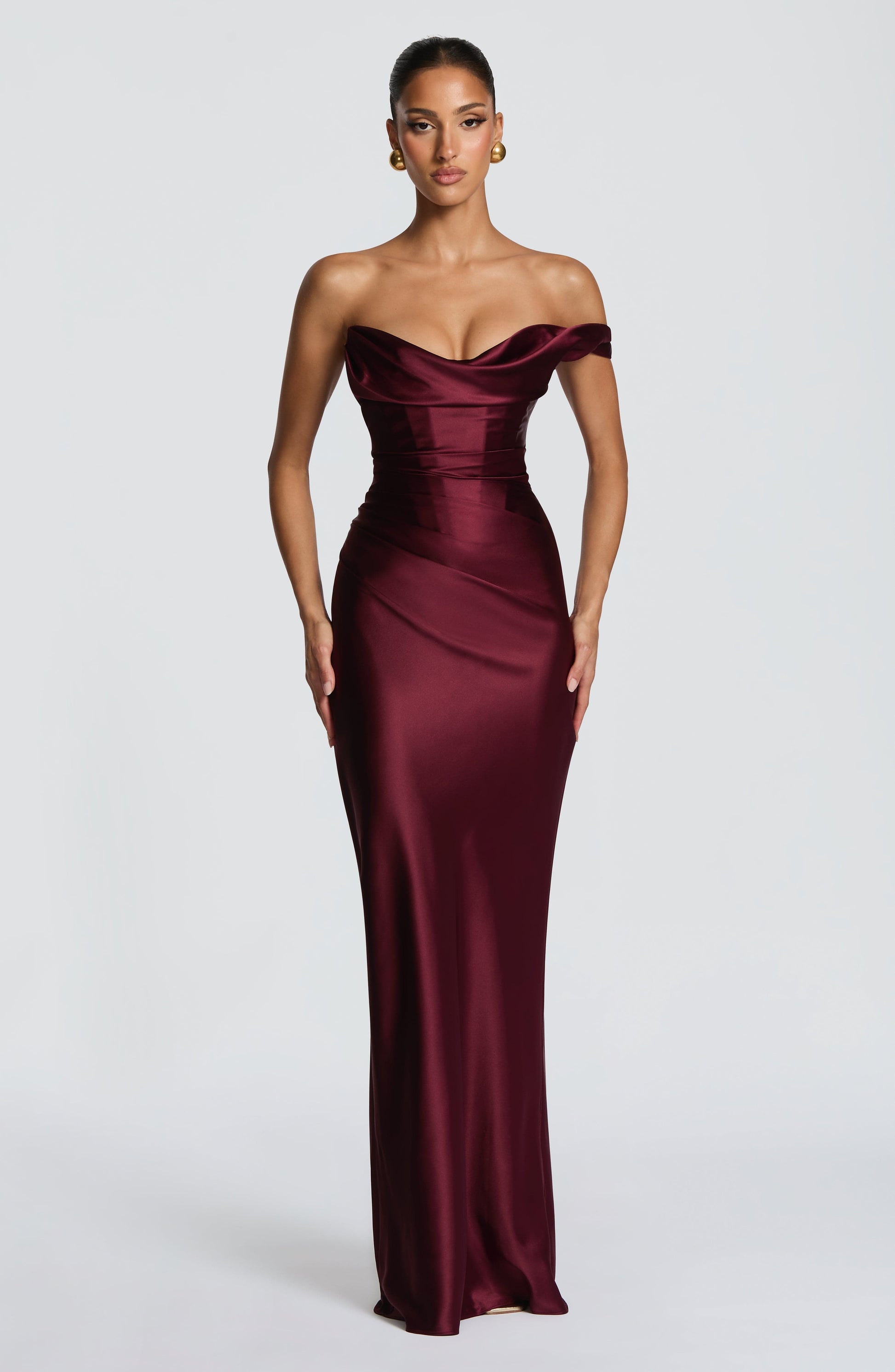 Thalassa Maxi Dress - Cherry Lacquer
