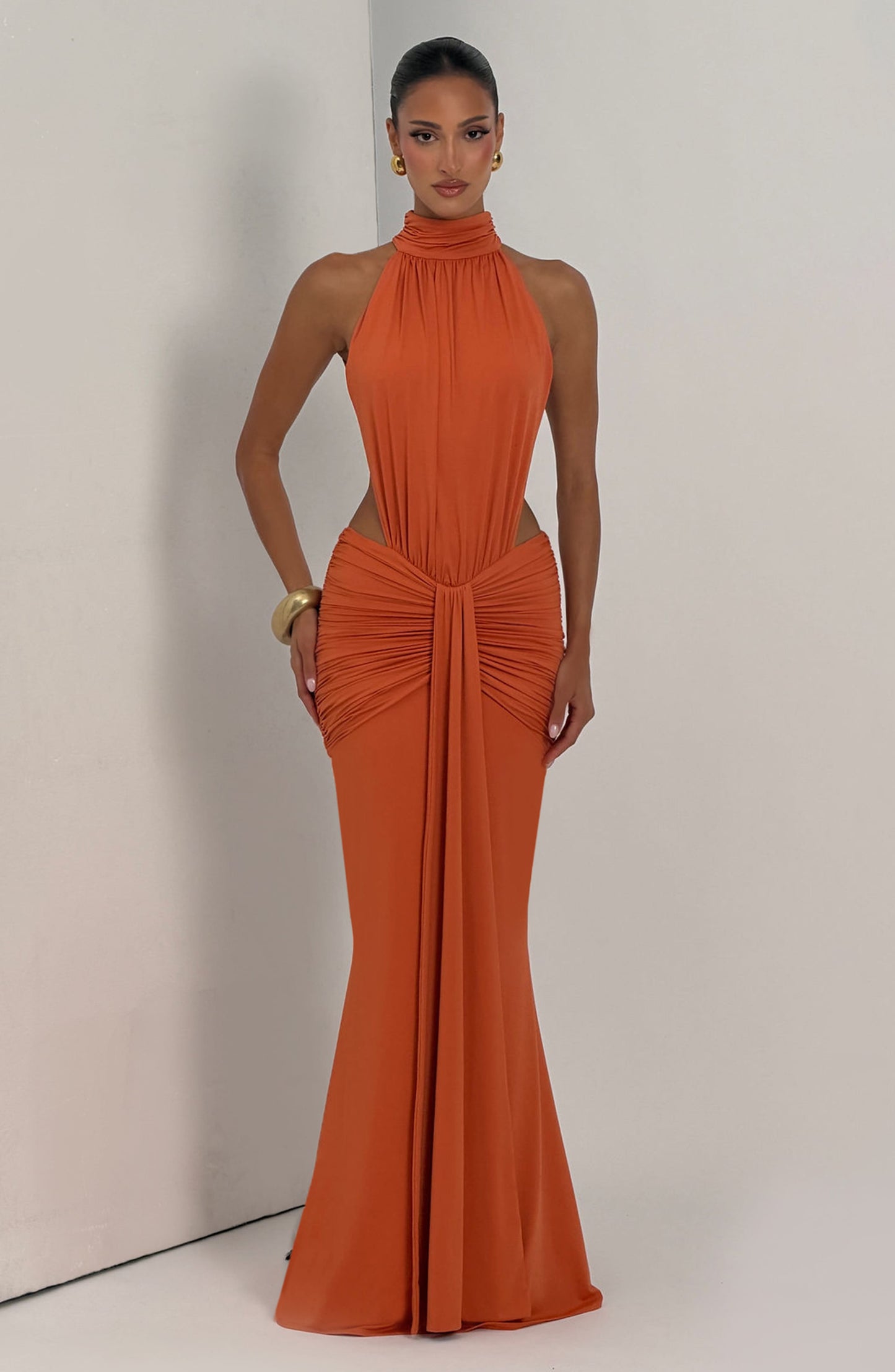 Thekla Maxi Dress - Burnt Orange