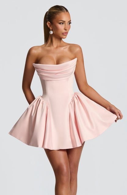 Trinity Mini Dress - Blush