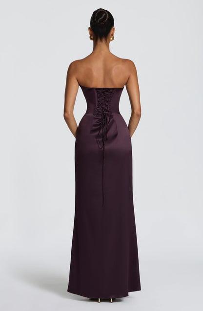Vessa Maxi Dress - Plum